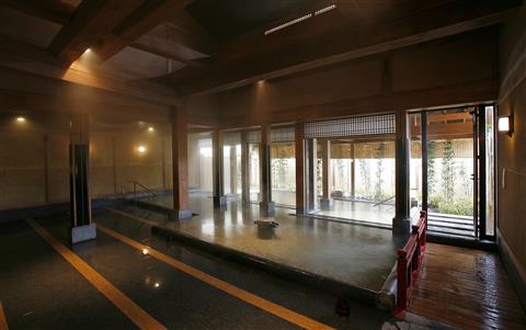 2泊目三朝温泉　三朝薬師の湯万翆楼　大浴場